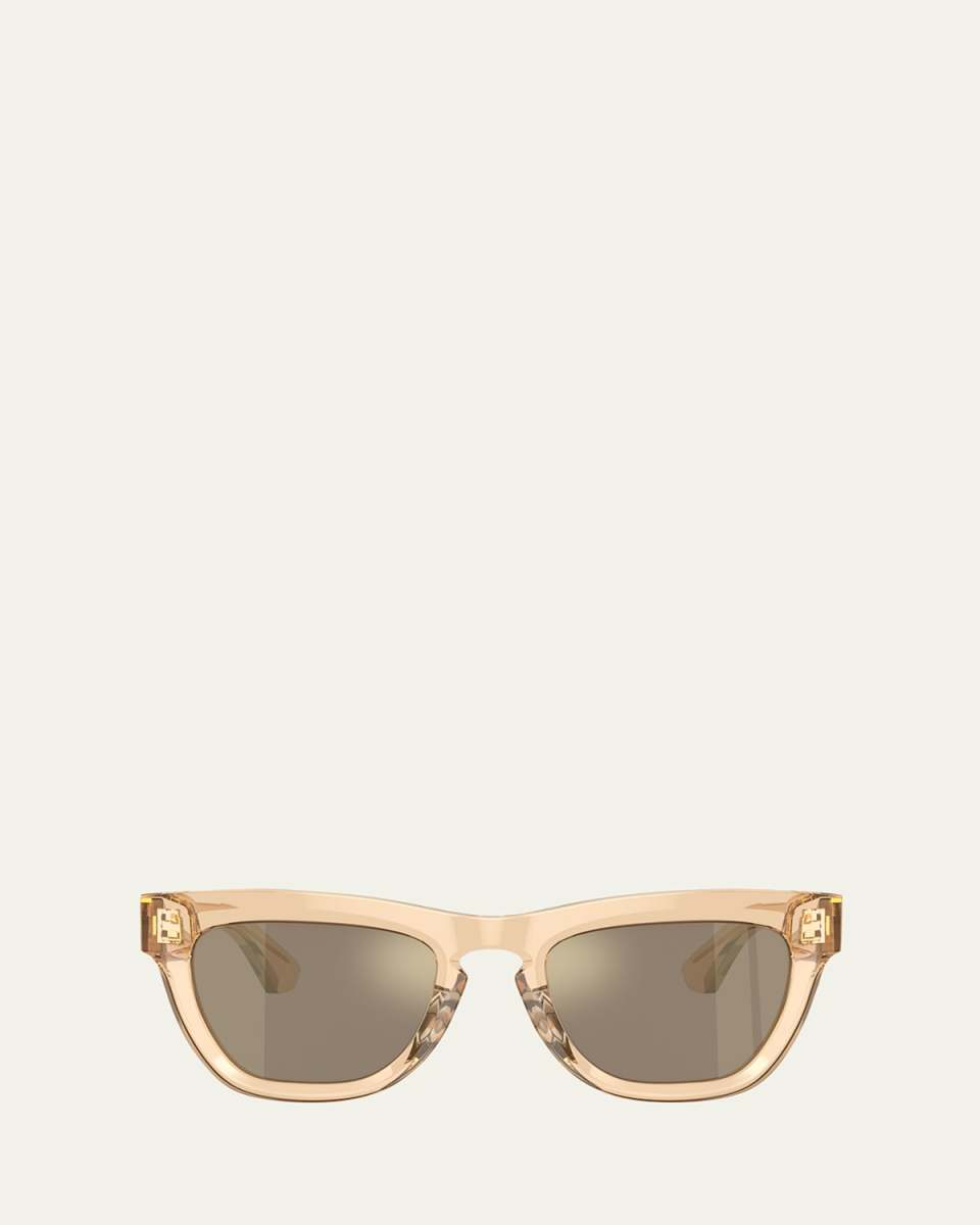 BE4415U Mirror Acetate & Plastic Square Sunglasses